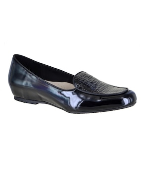 Mocasín joyce de charol para mujer