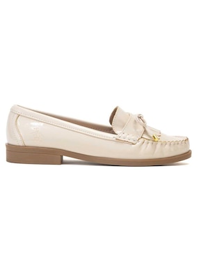 Mocasín Original Penguin Malva de charol para mujer