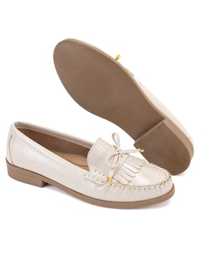 Mocasín Original Penguin Malva de charol para mujer