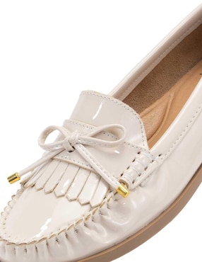 Mocasín Original Penguin Malva de charol para mujer