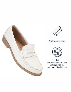 Mocasín Original Penguin Bruna de charol para mujer