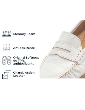 Mocasín Original Penguin Bruna de charol para mujer