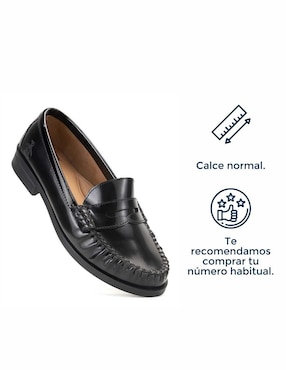 Mocasín Original Penguin Bruna de charol para mujer