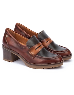 Zapatilla de piel Pikolinos