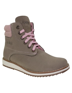 Bota arriba del tobillo Jeep de piel para mujer