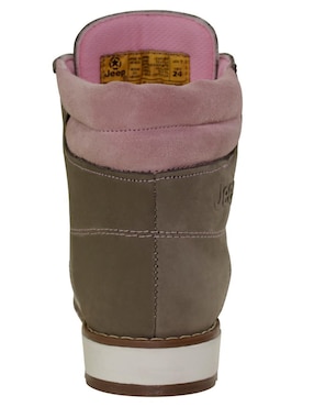 Bota arriba del tobillo Jeep de piel para mujer
