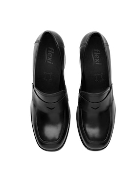 Zapatilla de piel Flexi