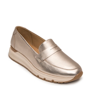 Mocasín Flexi de piel para mujer