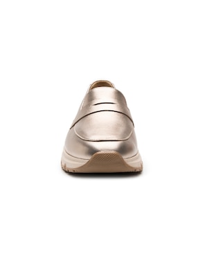 Mocasín Flexi de piel para mujer
