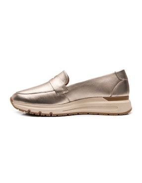 Mocasín Flexi de piel para mujer