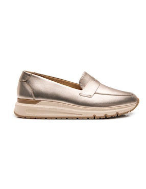 Mocasín Flexi de piel para mujer