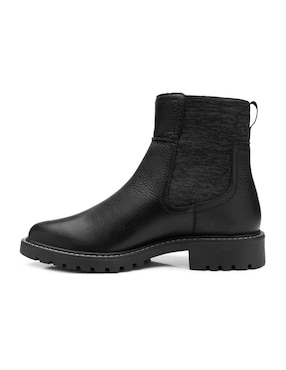Botín arriba del tobillo flexi casual de piel para mujer