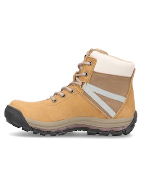 Bota al tobillo Cat de piel para mujer