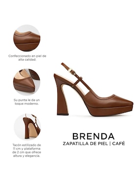 Zapatilla de piel Davenia