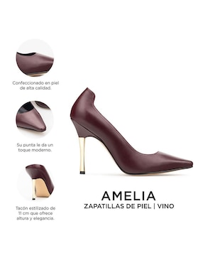 Zapatilla de piel Davenia