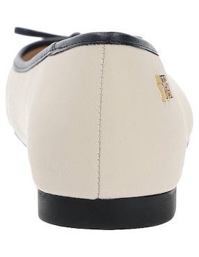 Balerina Tommy Hilfiger de cuero para mujer