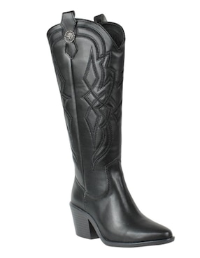 Bota cowboy abajo de la rodilla Kuali Shoes para mujer