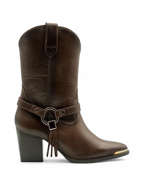 Bota arriba del tobillo Lyard de piel para mujer