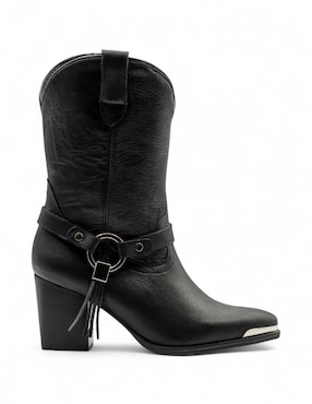 Bota arriba del tobillo Lyard de piel para mujer