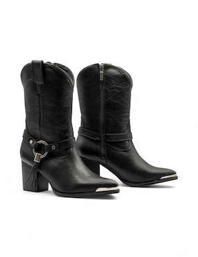 Bota arriba del tobillo Lyard de piel para mujer