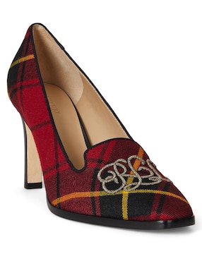 Zapatilla de piel Lauren Ralph Lauren