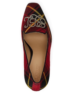 Zapatilla de piel Lauren Ralph Lauren