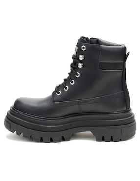 Bota arriba del tobillo Caterpillar de piel para mujer