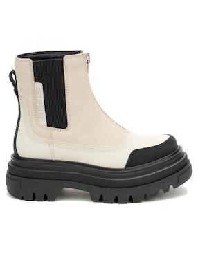 Bota arriba del tobillo Caterpillar de piel para mujer
