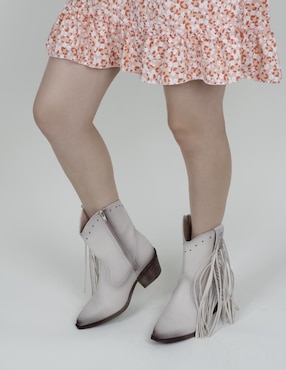 Bota cowboy arriba del tobillo Rbcollection Rbvegano para mujer