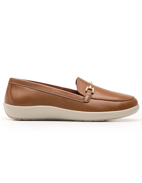 Mocasín Flexi de piel para mujer
