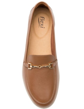 Mocasín Flexi de piel para mujer