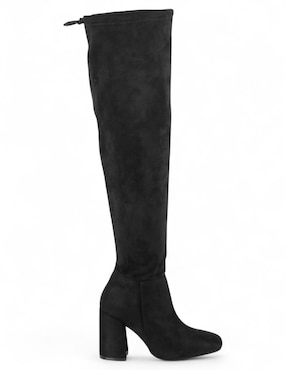 Bota arriba de la rodilla Rbcollection de gamuza para mujer