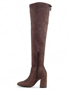 Bota arriba de la rodilla Rbcollection de gamuza para mujer