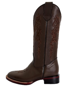 Bota cowboy media pierna Bdp Botas de Pedro Vaquero de piel para mujer