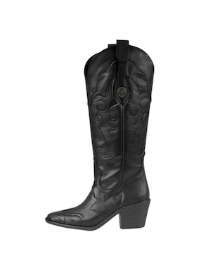 Bota cowboy a la rodilla Kuali Shoes Vaquera para mujer