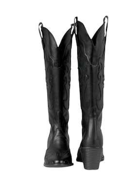 Bota cowboy a la rodilla Kuali Shoes Vaquera para mujer