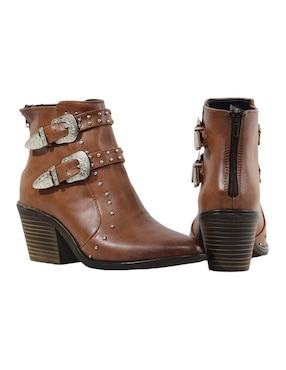 Botín al tobillo Kuali Shoes Vaqueras para mujer