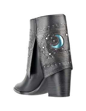 Bota cowboy arriba del tobillo Jossefina Carranza Moda Jossefina de piel para mujer