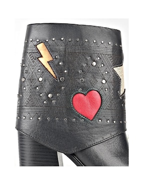 Bota cowboy arriba del tobillo Jossefina Carranza Moda Jossefina de piel para mujer
