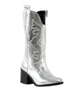 Bota cowboy abajo de la rodilla Kuali Shoes para mujer