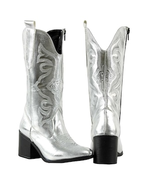 Bota cowboy abajo de la rodilla Kuali Shoes para mujer