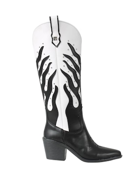 Bota cowboy abajo de la rodilla Kuali Shoes Vaqueras para mujer