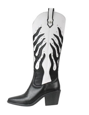 Bota cowboy abajo de la rodilla Kuali Shoes Vaqueras para mujer
