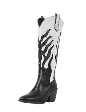 Bota cowboy abajo de la rodilla Kuali Shoes Vaqueras para mujer