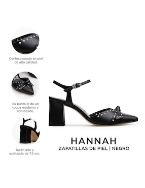 Zapatilla de piel Davenia