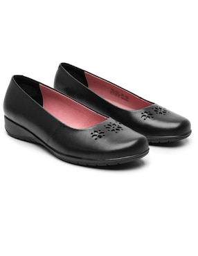 Balerina Flexi de piel para mujer