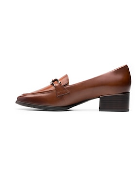 Mocasín Quirelli de piel para mujer