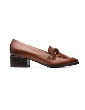 Mocasín Quirelli de piel para mujer