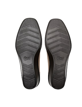 Balerina Flexi casual de piel para mujer