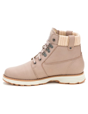 Bota al tobillo Cat de piel para mujer